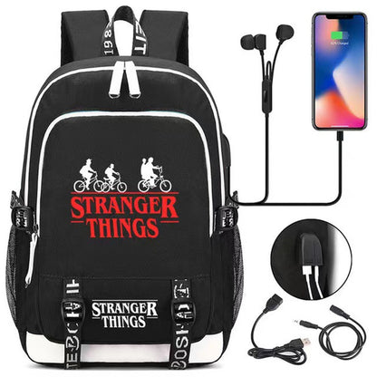 World of Stranger Backpack with USB Charging