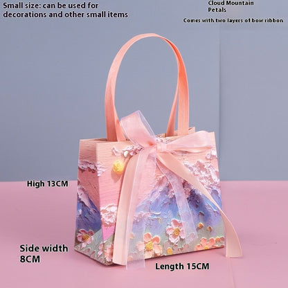 Yunshan Petals Beautiful Crayon Gift Handbag