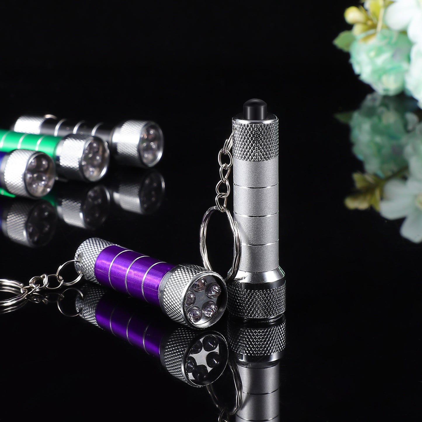 Mini Keychain LED Flashlight - Portable Aluminum Torch