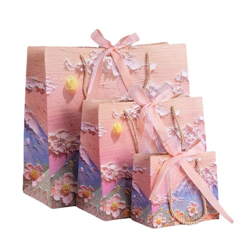 Yunshan Petals Beautiful Crayon Gift Handbag